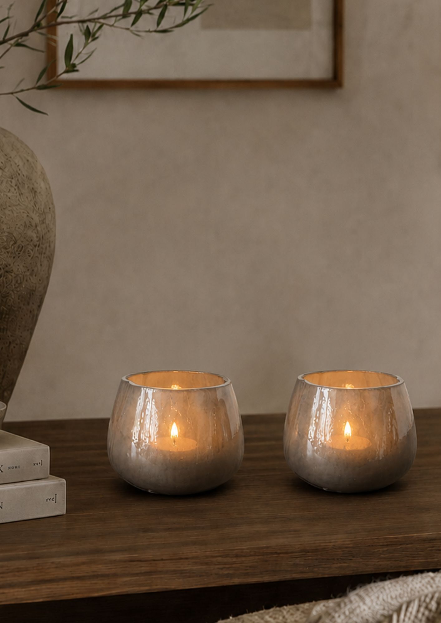 Candleholer Hope Warm Grey